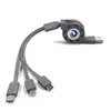 New arrivals 2019 Ex-factory price Micro 8 pin Usb Cable High Quality Retractable 3In1 Usb Type C Cable Logo customization