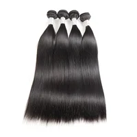 

Ms Mary Top Grade Best Quality 10A Mink Raw Unprocessed Brazilian Silky Virgin Straight 100% Human Hair Cuticle Aligned Hair