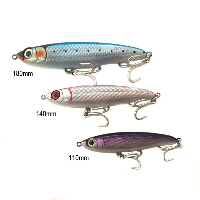 

Manufacture fishing hard baits in stock STICKBAIT 110mm VMC HOOKS sinking floating