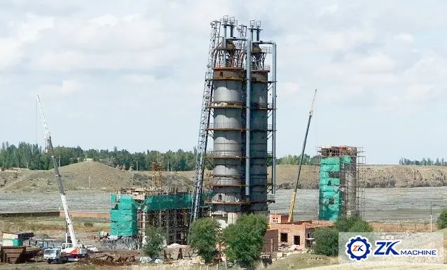 Vertical Shaft Oven Lime Kiln Natural Gas 
