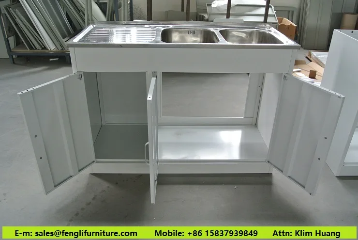 Best Selling Cheapest Knock Down Kitchen Units Steel Basin ...