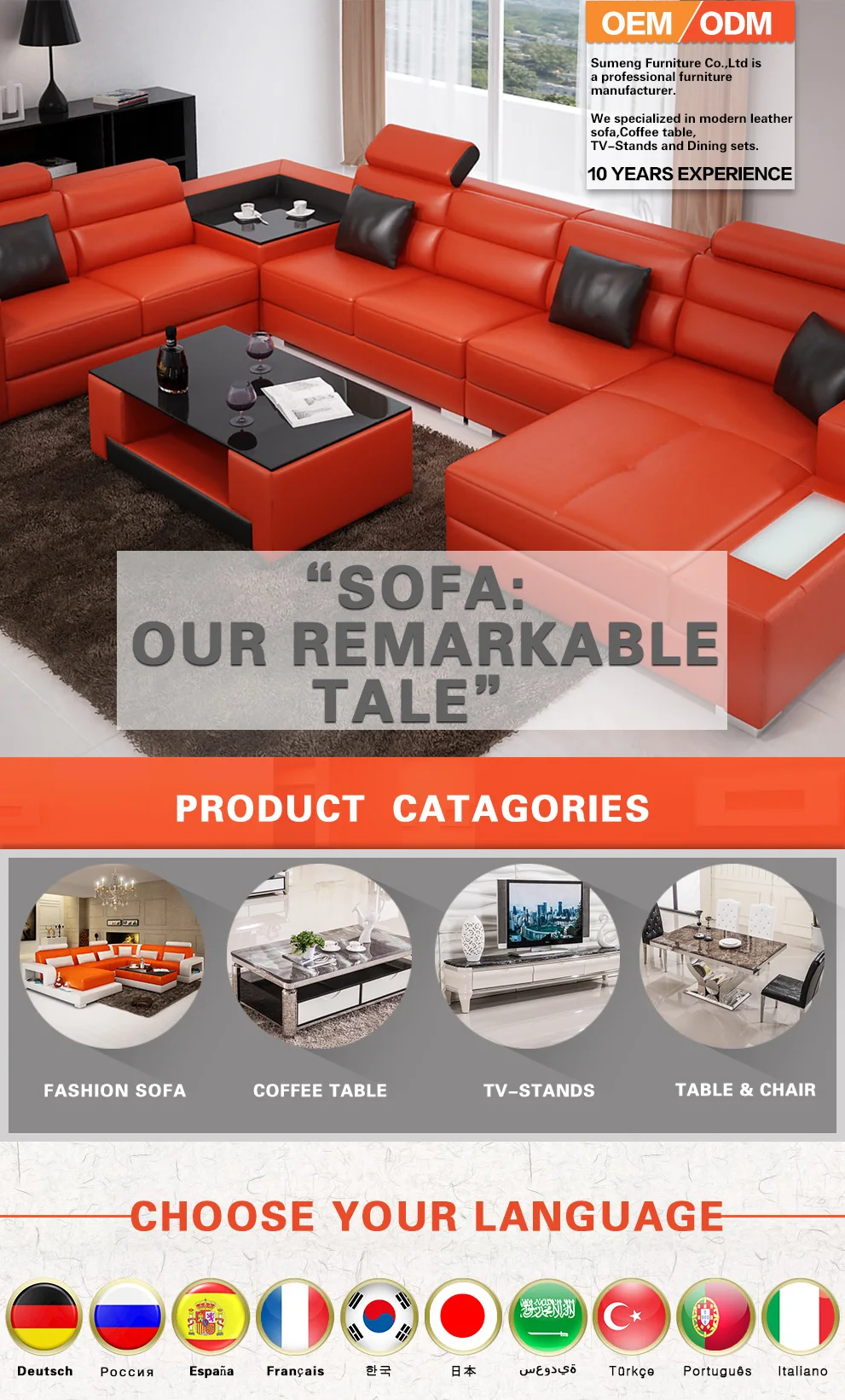 Foshan sumeng furniture co., limited modern leather sofa,coffee ...