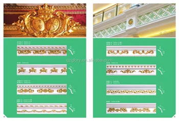 Popular Gypsum Golden Cornice Products New Design Buy