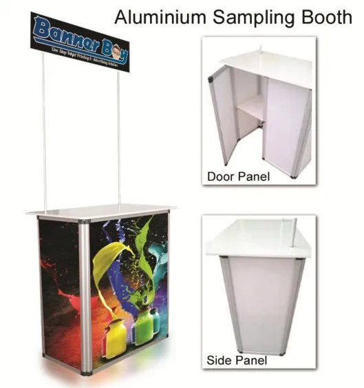 Portable Counter Display Supermarket Promotion Table/plastic Promotion