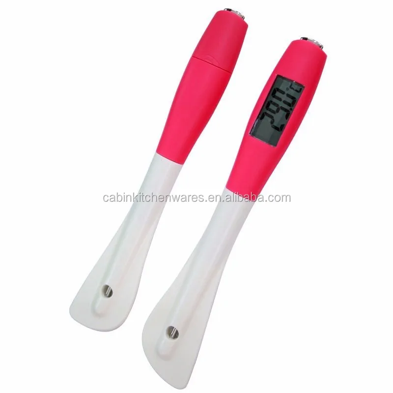 optional silicone head digital spatula thermometer