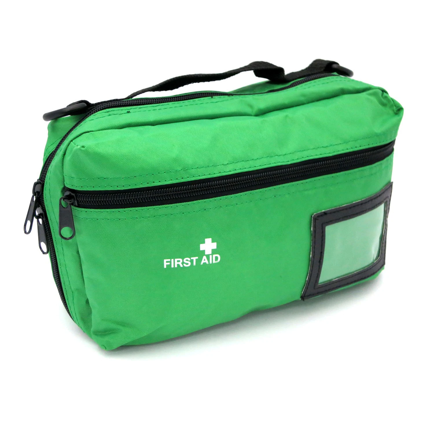 Mediumsized Portable Green Medical Tote Sling Bag First Aid Bag With Zipped Compartment On The