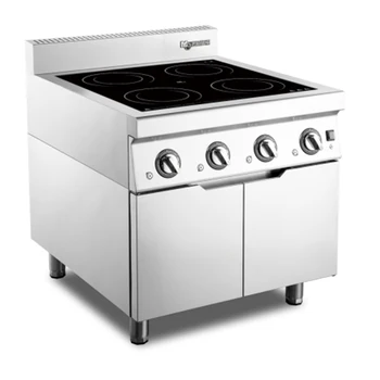 High Efficiency Commerical 4 Burner Induction Range With Low Noise