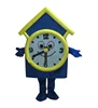 HI CE OEM mascot costume model plush costume clock mascot adult size costume