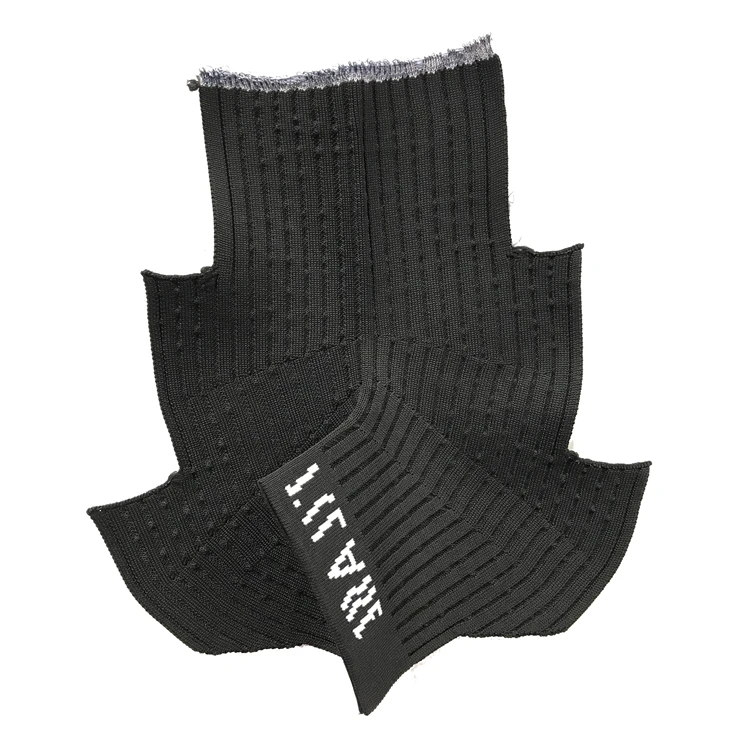 Black 3D Fly Knitting Sport Sock Shoe Upper Manufacturers