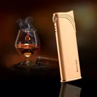 

BD-637 new exotic OEM creative windproof metal long gas lighter custom lighter