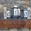 Europe Style Creative Personalized Block Home &Living Decoration Wooden Name Sign