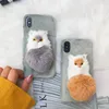 Christmas Cute DIY 3D Cat Animal Phone Case For iPhone 6 6S 8 Plus XS XR XS Max Soft Fur Plush Hard Shell Phone Back Cover