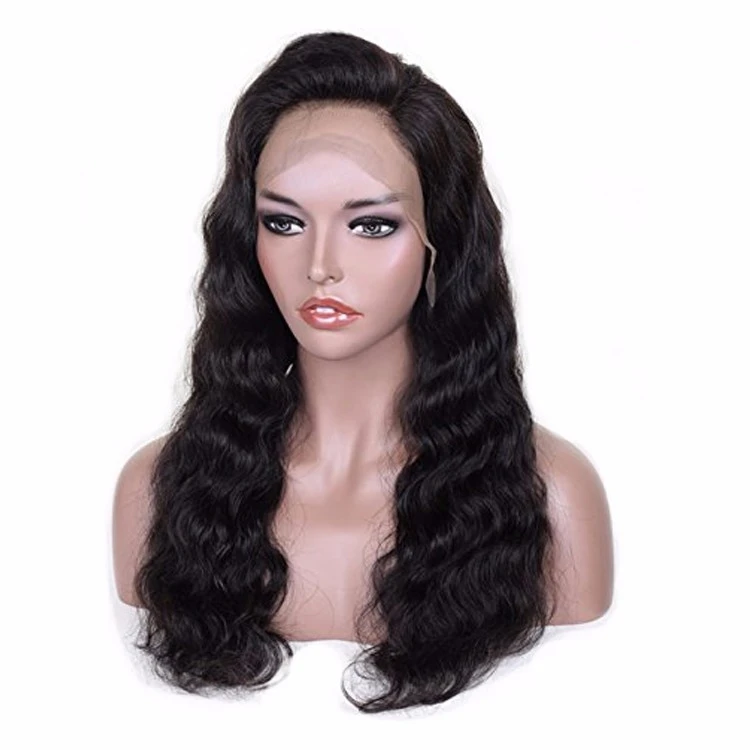 Body Wave Brazilian Hair Woman Lace Wig Natural Virgin Indian Long