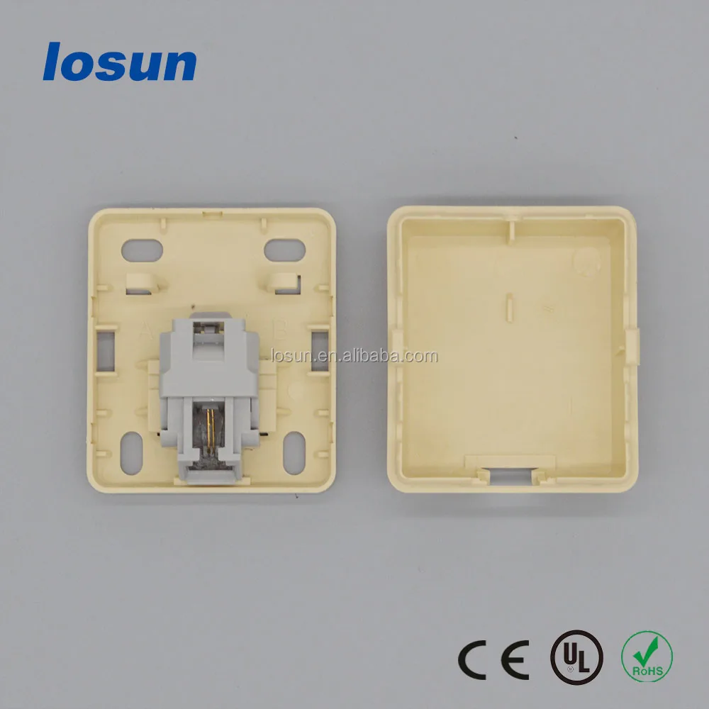 
rj11 idc rosettes box 1 port 6p2c with gel 