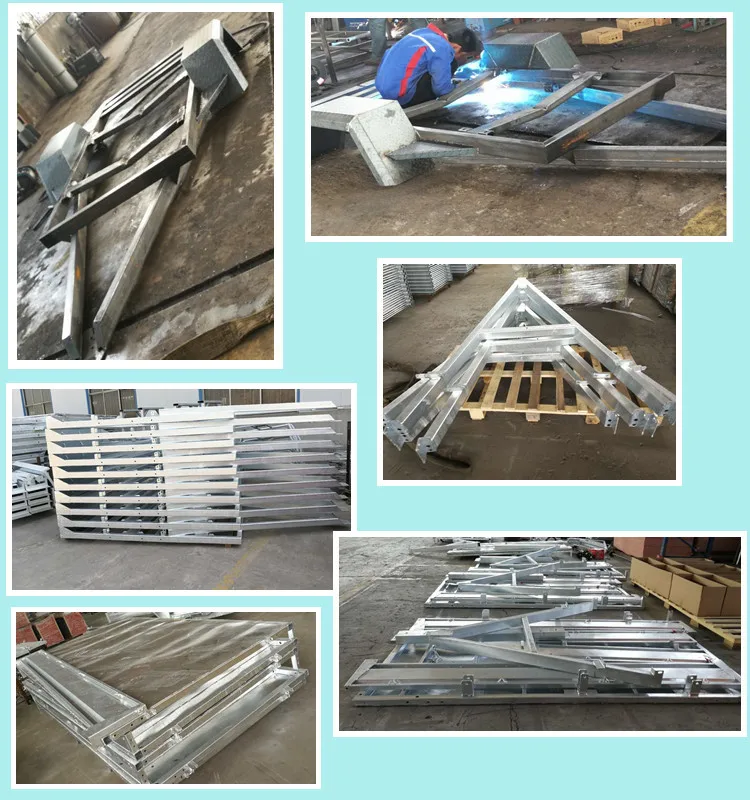 Hot Dip Galvanized 8x5 tandem box trailer used farm trailer .jpg