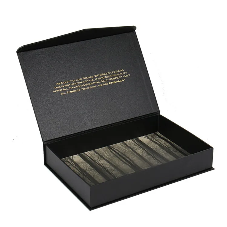 ISO90001:2008 Certified Magnetic Shirt Box with 120gsm Specialty Paper and 280x190x50mm Dimensions