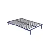 best selling easy assemble knock-down one pack strong metal slatted bed frame DJ-PK05
