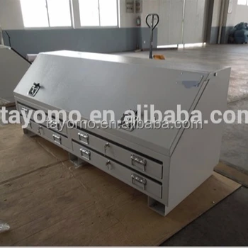 Heavy Duty White Stainless Steel Truck Or Ute Tool Box With Four