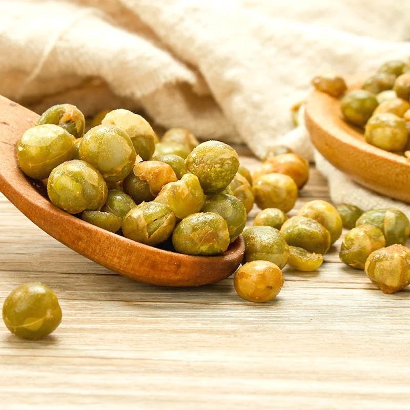 
China bulk healthy good taste 108g garlic green peas with factory price 