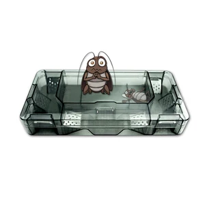 Image of Effective Pest Control Reusable Catcher Plastic Cockroach Bait Trap for all roach Cockroaches