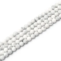 

Wholesale Direct From The Factory Import Beads From China 8mm Round Howlite Raw Precious Stones For Sale Natural Stone Beads