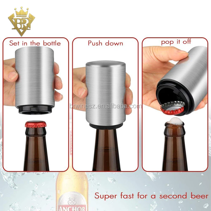 Cap Collector Best Opener Push Down Automatic Bottle Openers Buy