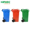 HDPE Plastic GreenRed Blue Wheeled Garbage Bin Size L720 W585 H1000mm
