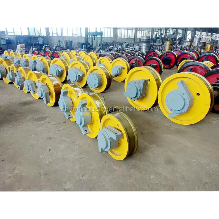 forge crane wheel and wheel block for overhead crane