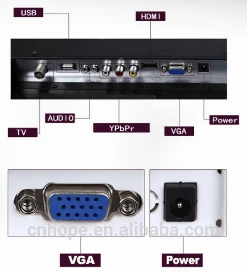 15 inch montior lcd led display with CE/ROHS/FCC certification