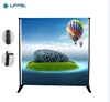 Trade show adjustable back wall stand for advertising display