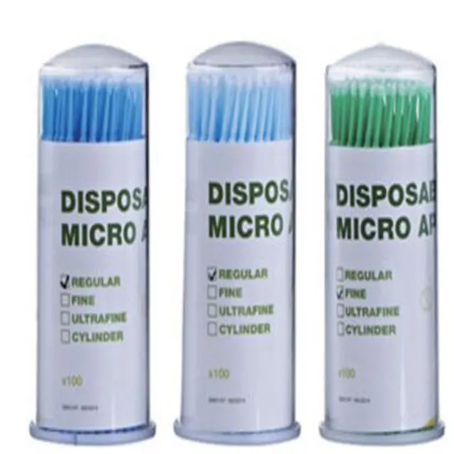 

Micro applicator eyelash extension brush, Blue pink white black green yellow