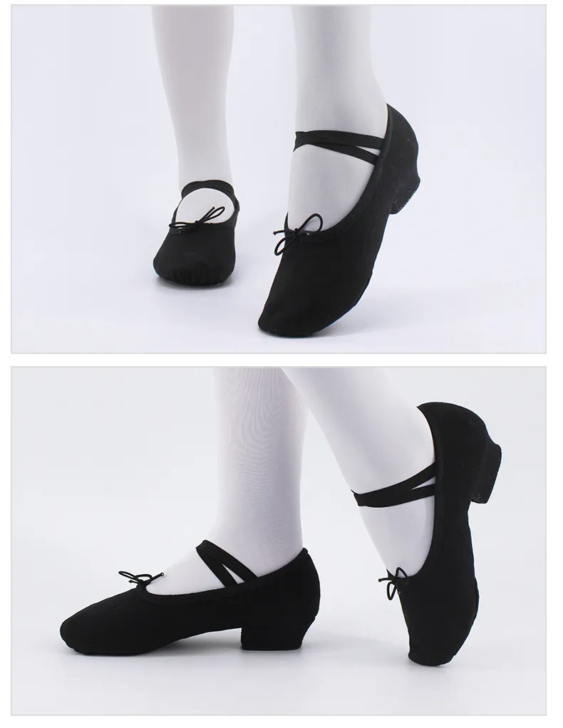 Women Teachers Canvas Low Heel Ballet Dance Shoes Buy Dance Shoes