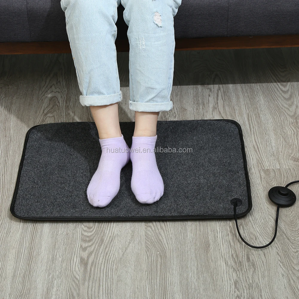 Toes Carpet Thermal Foot Heating Pad Foot Warming Heater For Under