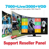

IPTV Server Smart IPTV 12 months Subscrip 7400+ Live 2000+ VOD Reseller Panel APK Europe IPTV Account Reseller Panel M3U Spanish
