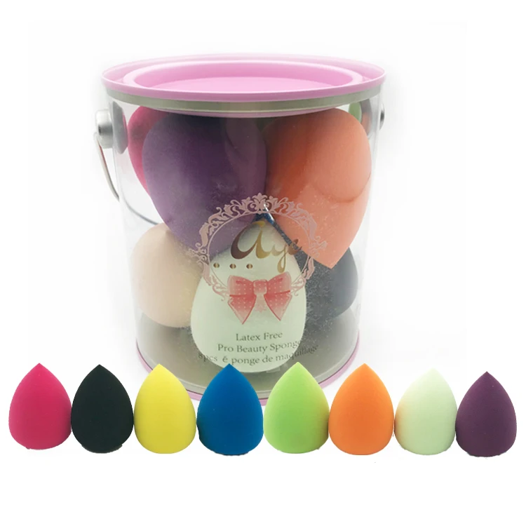 

Amazon best seller 8pc Custom Logo Make up Beauty Cosmetic makeup Sponge Set