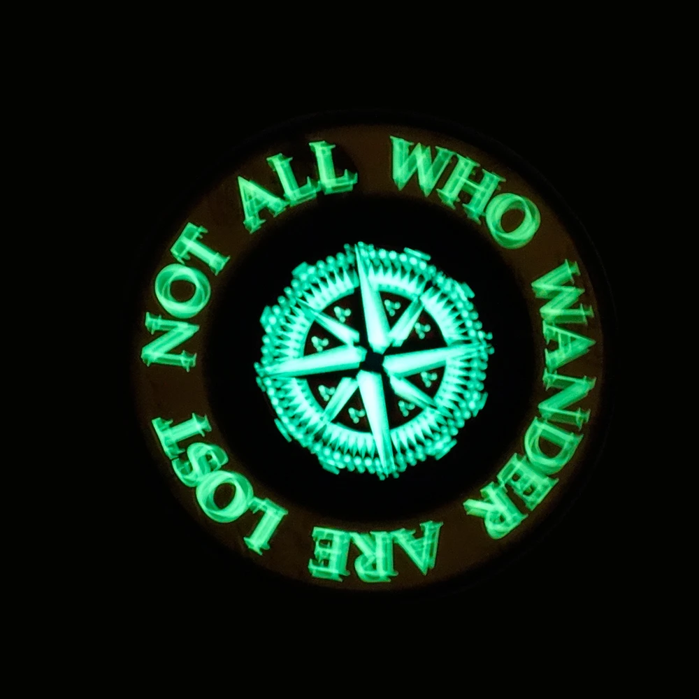 Wolf  Luminous  3D PVC Logo  Patch  .jpg