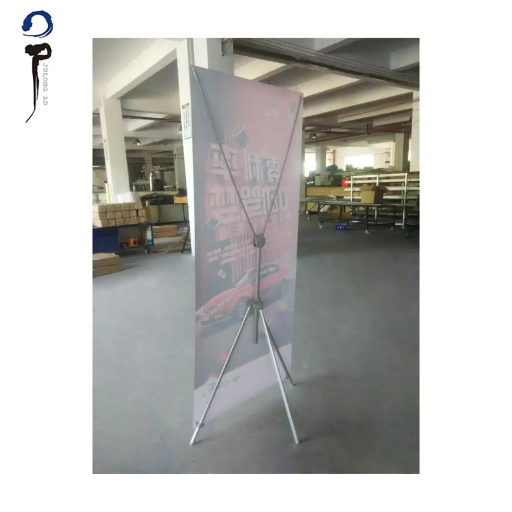 Trade Show Adjustable Flex X Banner Exhibition Display Stand