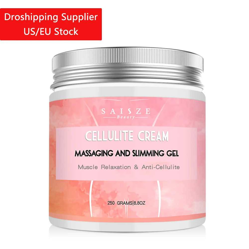 

LOWMOQ Dropshipping Supplier US/UK Stock Anti Cellulite Massage Natural Muscle Relaxer Slimming Fat Burner Creams Drop Ship, White