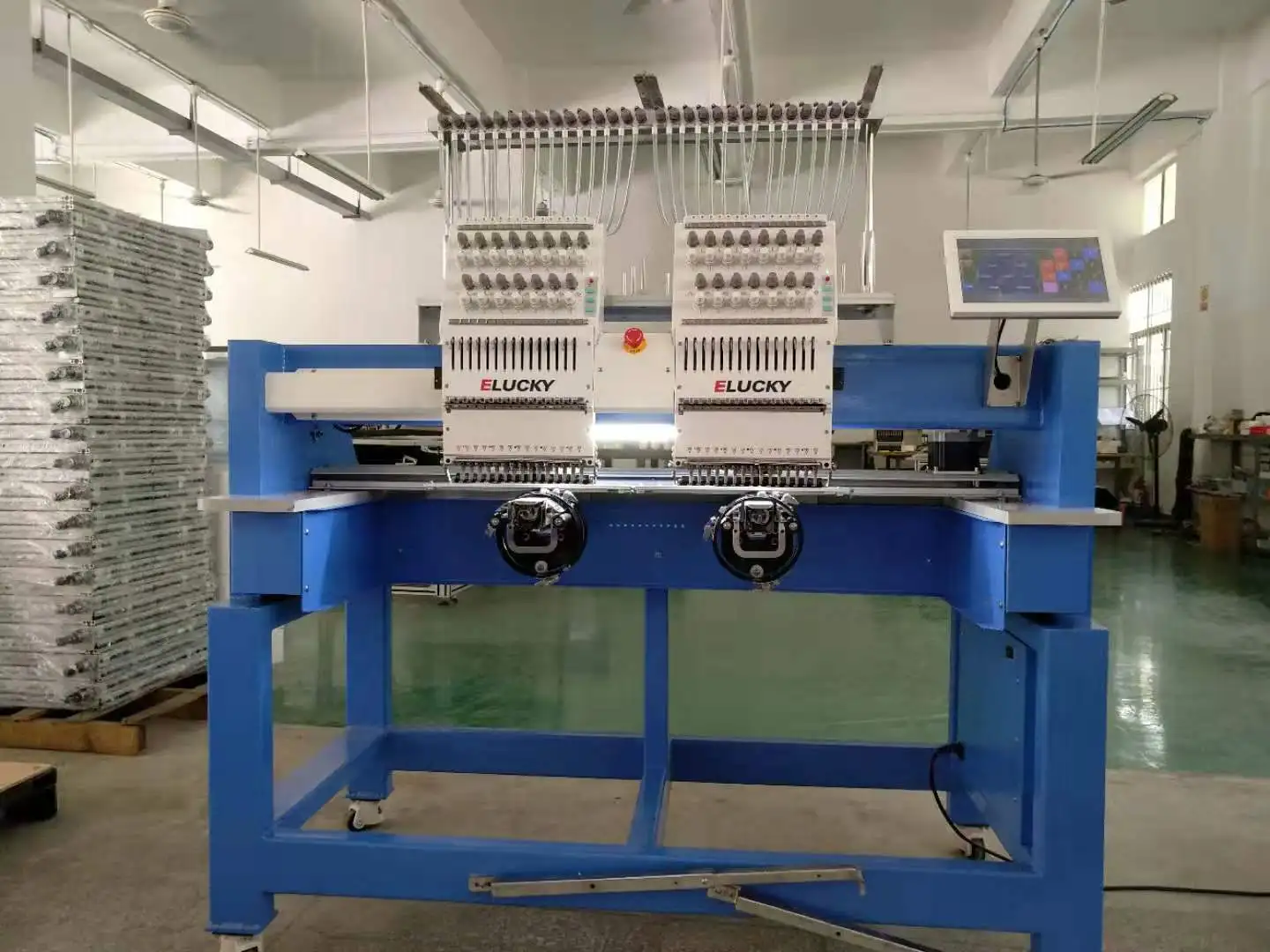 2 Head Cap/hat Embroidery Machine /industrial And Commercial Embroidery