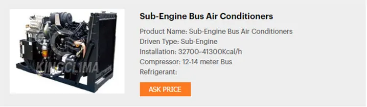 rooftop aircon for bus