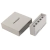 white cardboard packaging perfume samples glass box