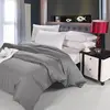 Hot Selling Wholesale Home Textile 4PCS 100% Cotton Simple Plain Hotel Bedding Set
