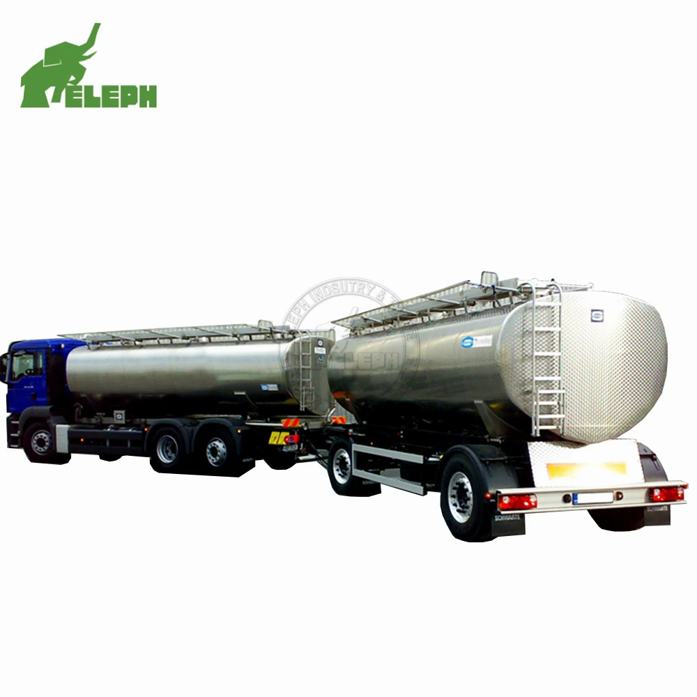 
water oil fuel diesel Double superlink interlink Tank drawbar Trailer for sale (carbon steel aluminum stainless steel) 