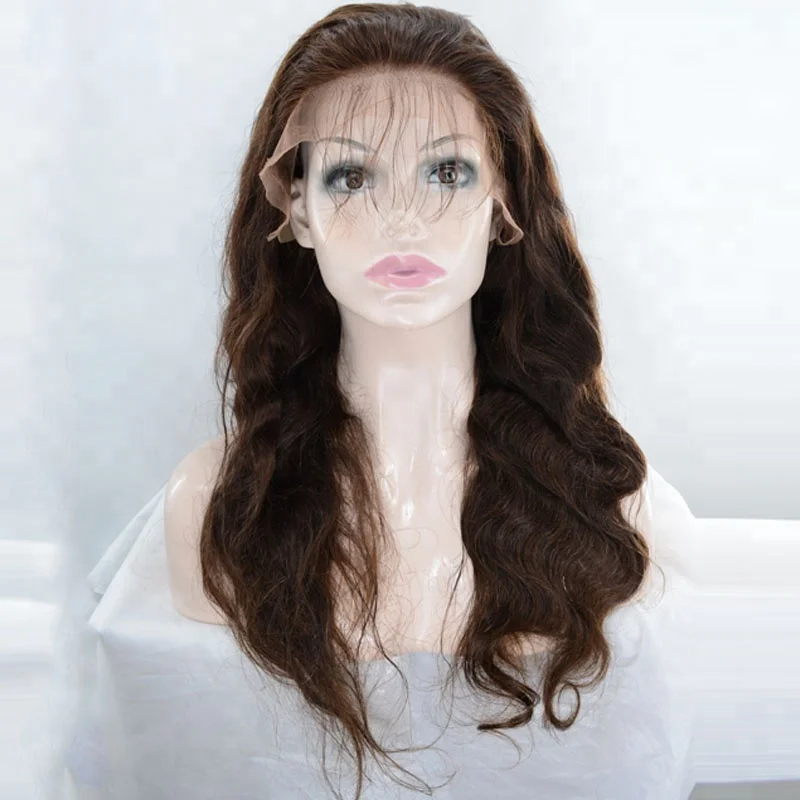 

Hot selling wholesale body wave 9A Peruvian Virgin human Hair Silk Base full lace Wigs With Baby Hair, N/a