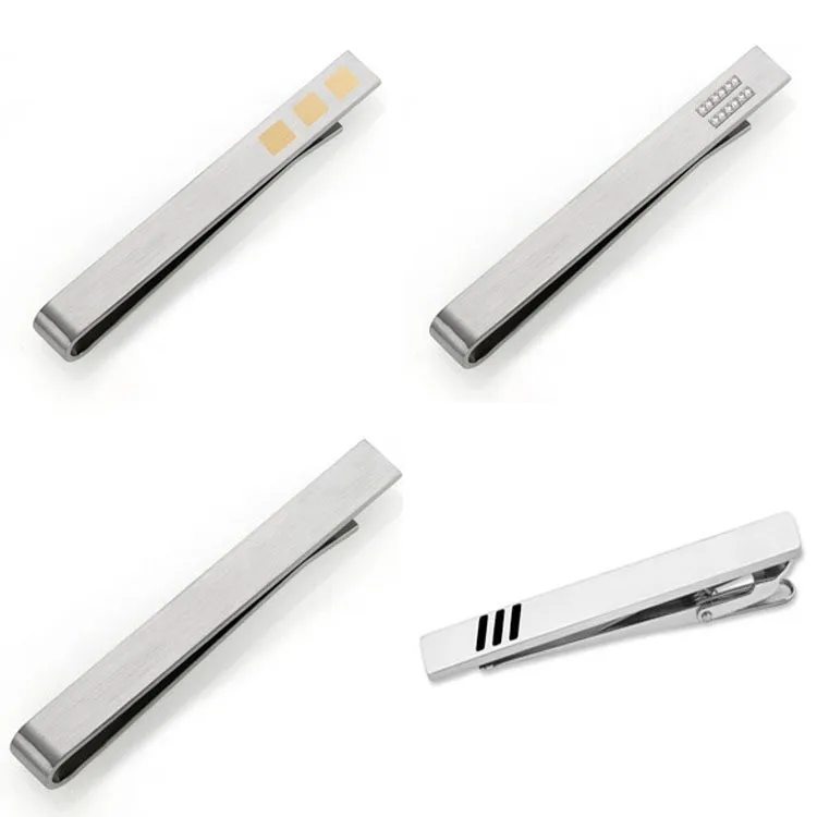 Fashion Custom Simple Tie Clips And Cufflink For Men Jewelry Buy Tie Clip With Custom Logo