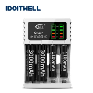 AA AAA Ni Mh Ni Cd Battery Charger LED Display