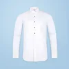 HIGH QUALITY COTTON WHOLESALE FACTORY WHITE TUXEDO MEN SHIRT WITH WING COLLAR