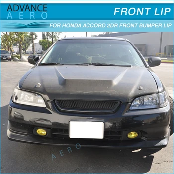 For Honda Accord 2 Door Coupe Sport Style Front Bumper Lip Spoiler