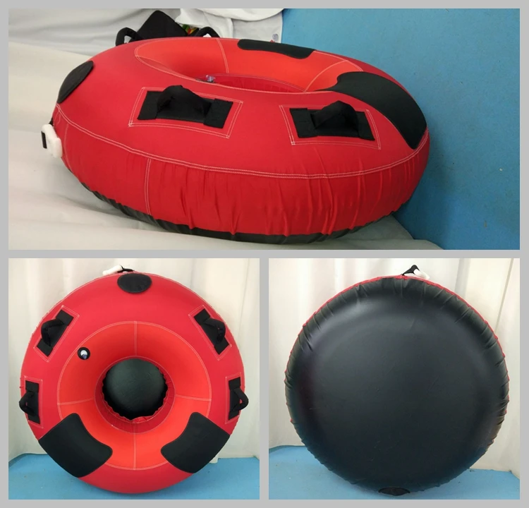 Customized Commercial Quality Towable Water Ski Tube Toy With Safety