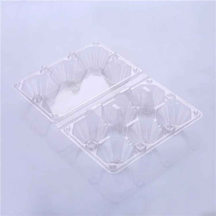 Disposable Plastic Egg Tray/ Clear Egg Blister Clamshell Box Buy